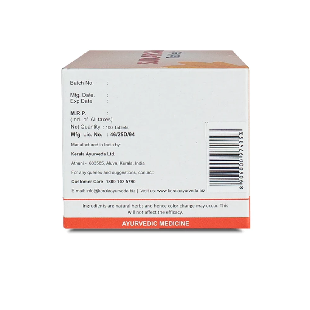 Kerala Ayurveda Sudarsana Tablet, 100 Tablets-3.webp